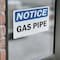 Signmission Gas Pipe OSHA Notice Sign, Vinyl Decal, 5in W x 3.5in L, 2PK OS-2PACK-NS-D-35-L-13018 - alternate 2